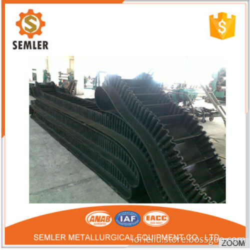 corrugated sidewall conveyor belt